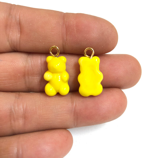 Murano Cam Sallantı Ayıcık Sarı