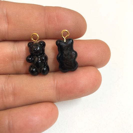 Murano Cam Sallantı Ayıcık Siyah