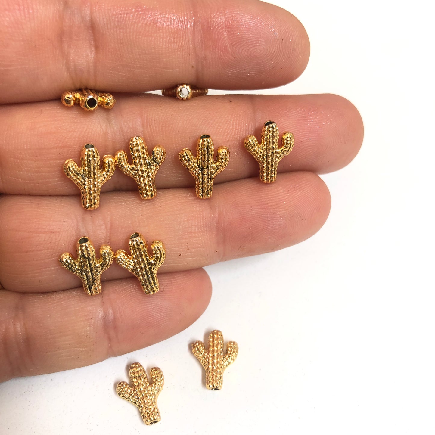 Altın kaplama  10x12mm  Kaktüs Ara Aparat