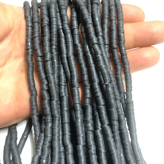 Polymer Clay Fimo 4mm - 11 Koyu Gri