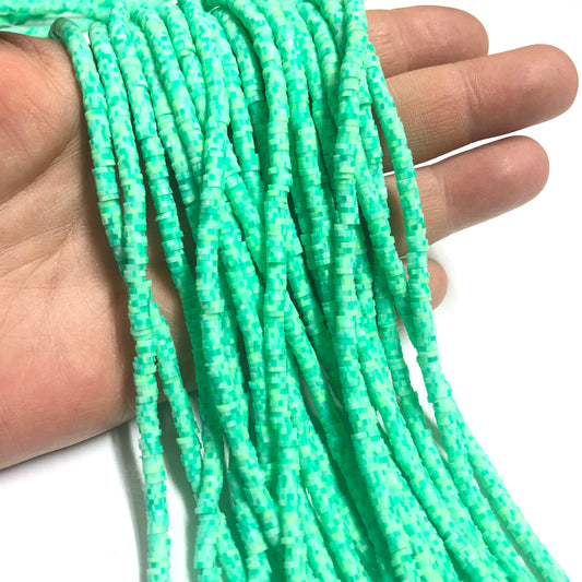 Polymer Clay Fimo 4mm - 19  Kırçıllı  Mint