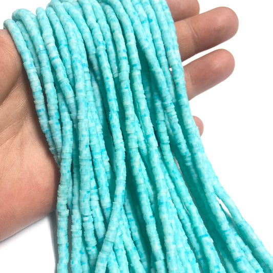 Polymer Clay Fimo 4mm - 17  Kırçıllı Turkuaz