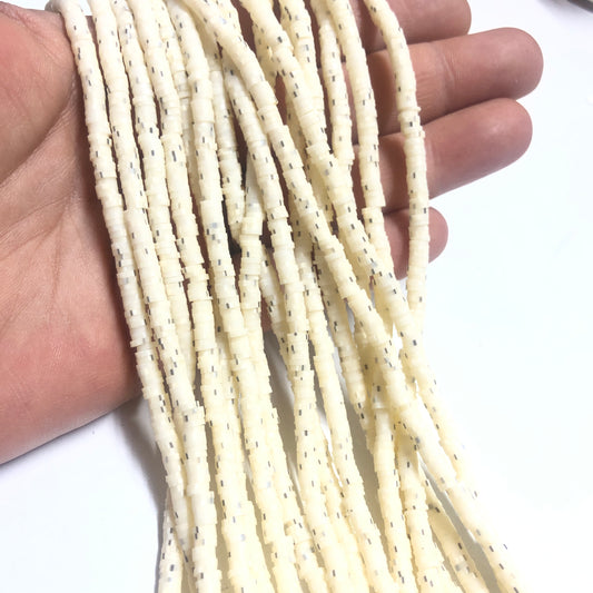 Polymer Clay Fimo 4mm - 15  Kırçıllı Krem