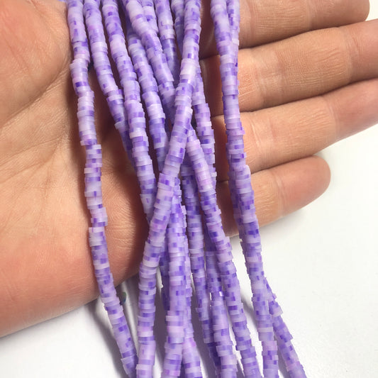 Polymer Clay Fimo 4mm - 12 Kırçıllı Lila