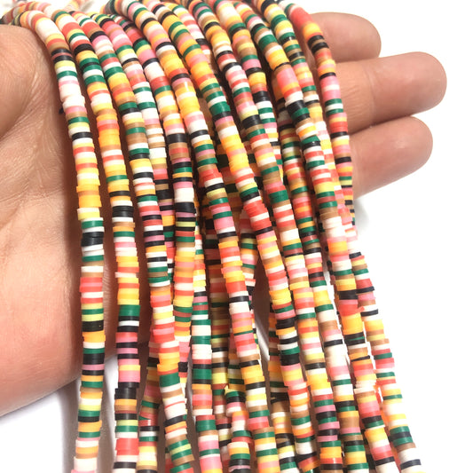 Polymer Clay Fimo 4mm - 23 Turuncu Mix