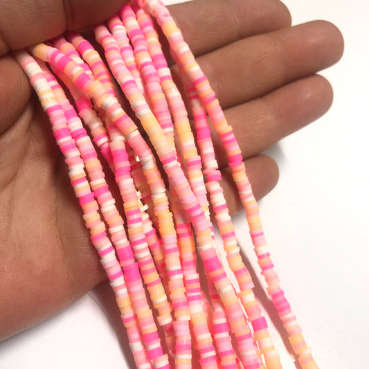 Polymer Clay Fimo 4mm - 26 Pembe  Mix