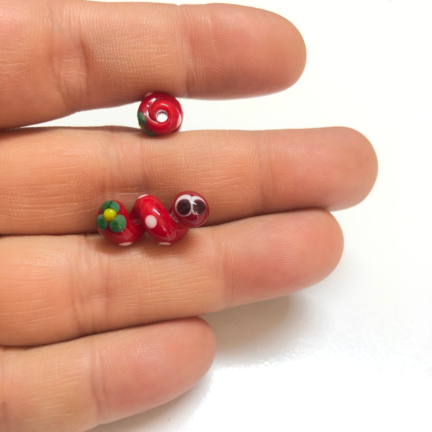 Murano Heart - White