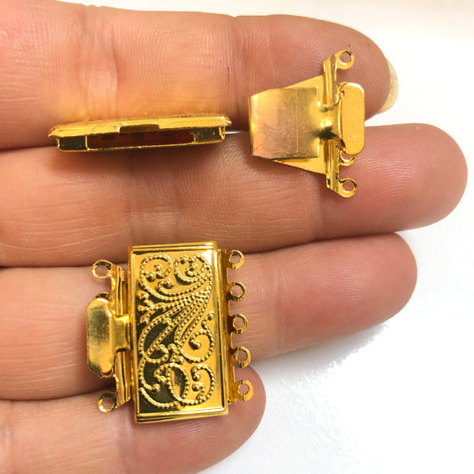 5'li Sürgülü Kapama - Altın