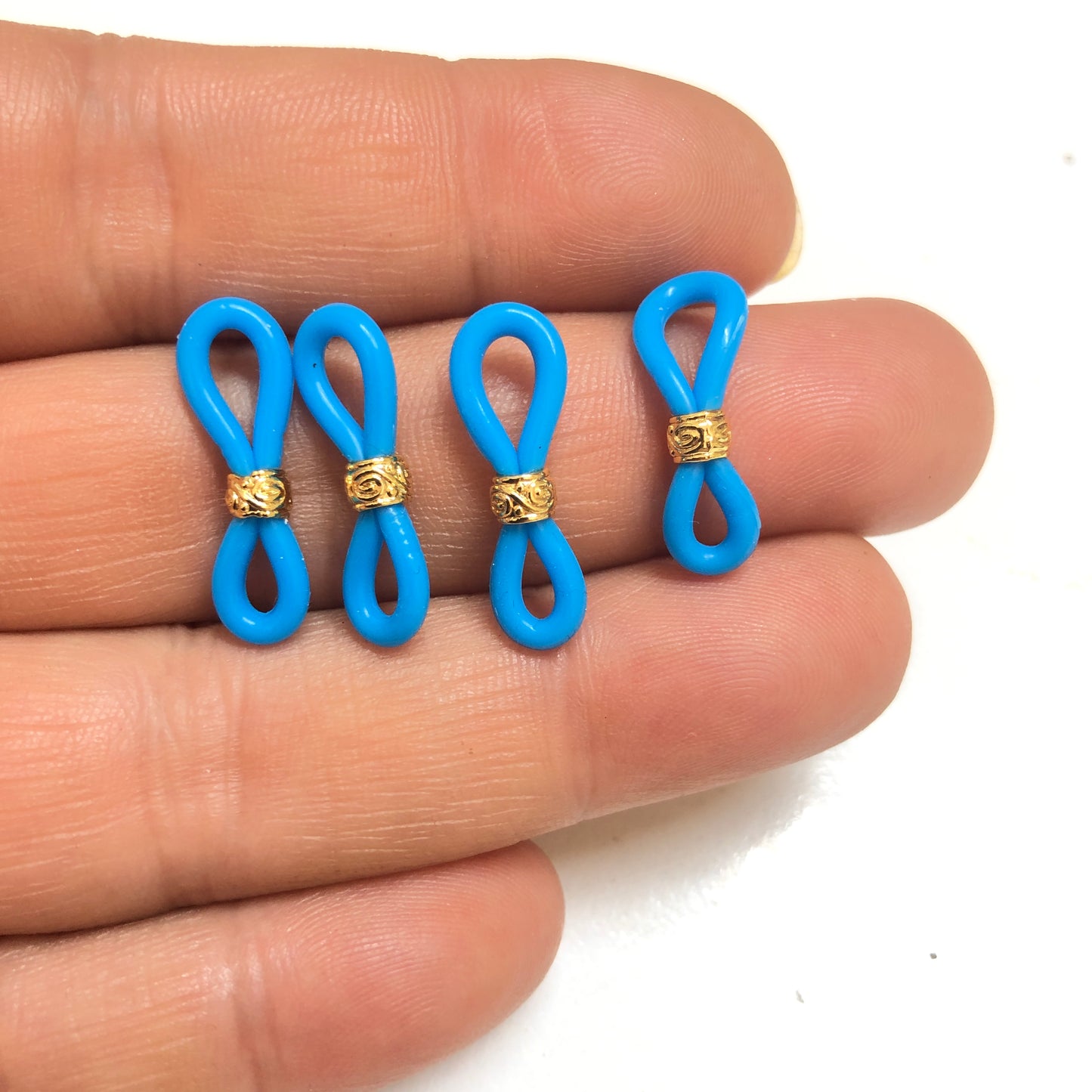 Gelber Brillenhalter - Gemischte Farbe, 10 Paar