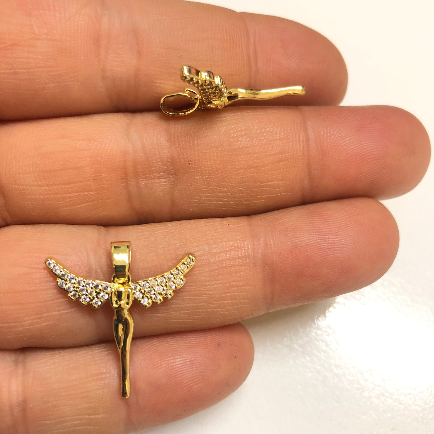 Altın Kaplama Zirkon Taşlı Melek