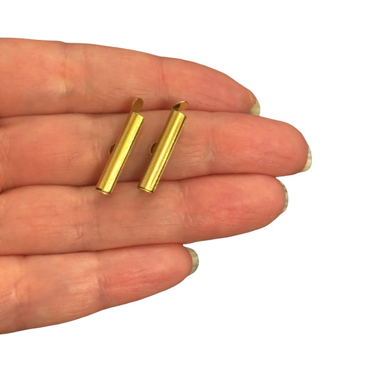 PVD Altın Kaplama Paslanmaz Çelik Korniş Kapama 20mm
