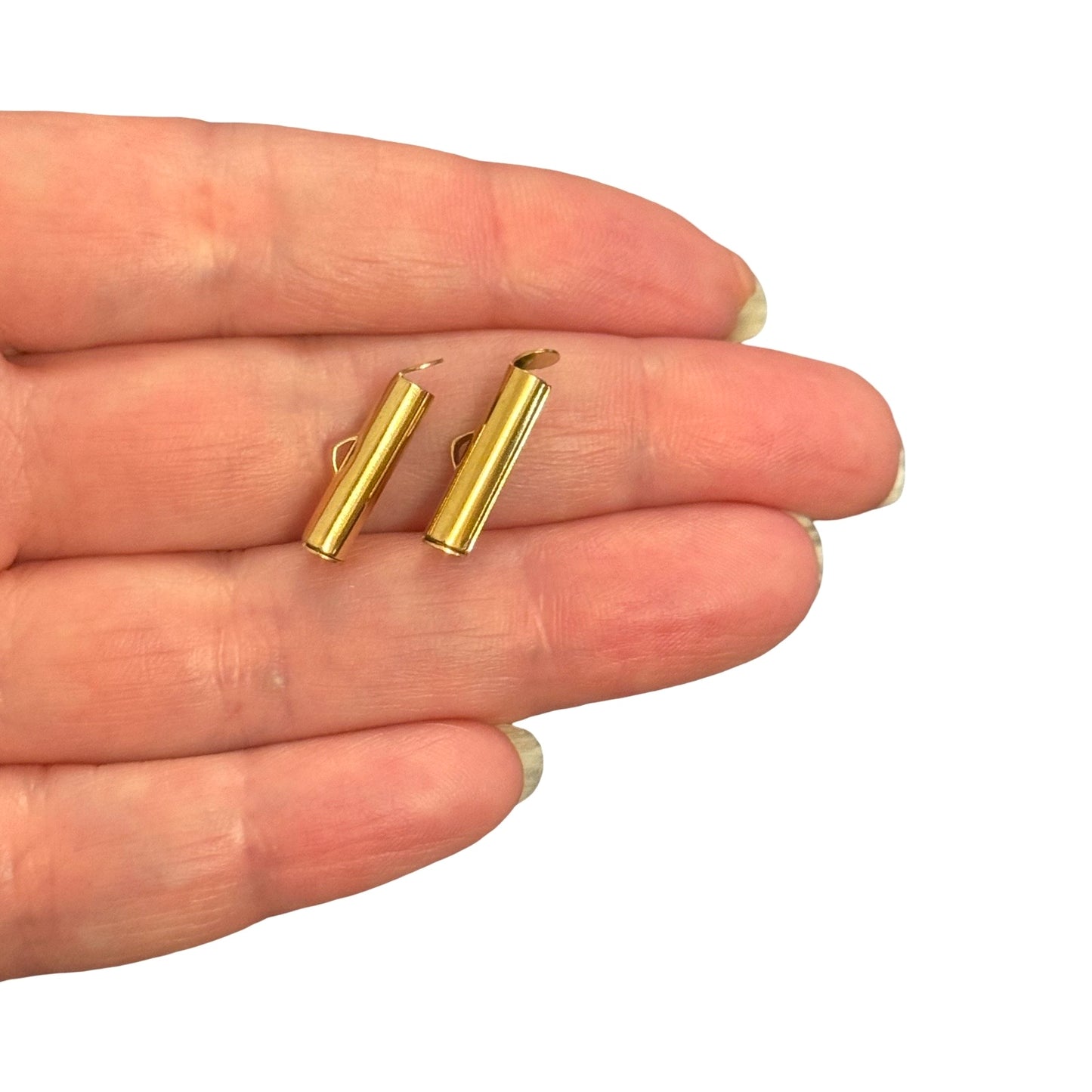PVD Altın Kaplama Paslanmaz Çelik Korniş Kapama 15mm