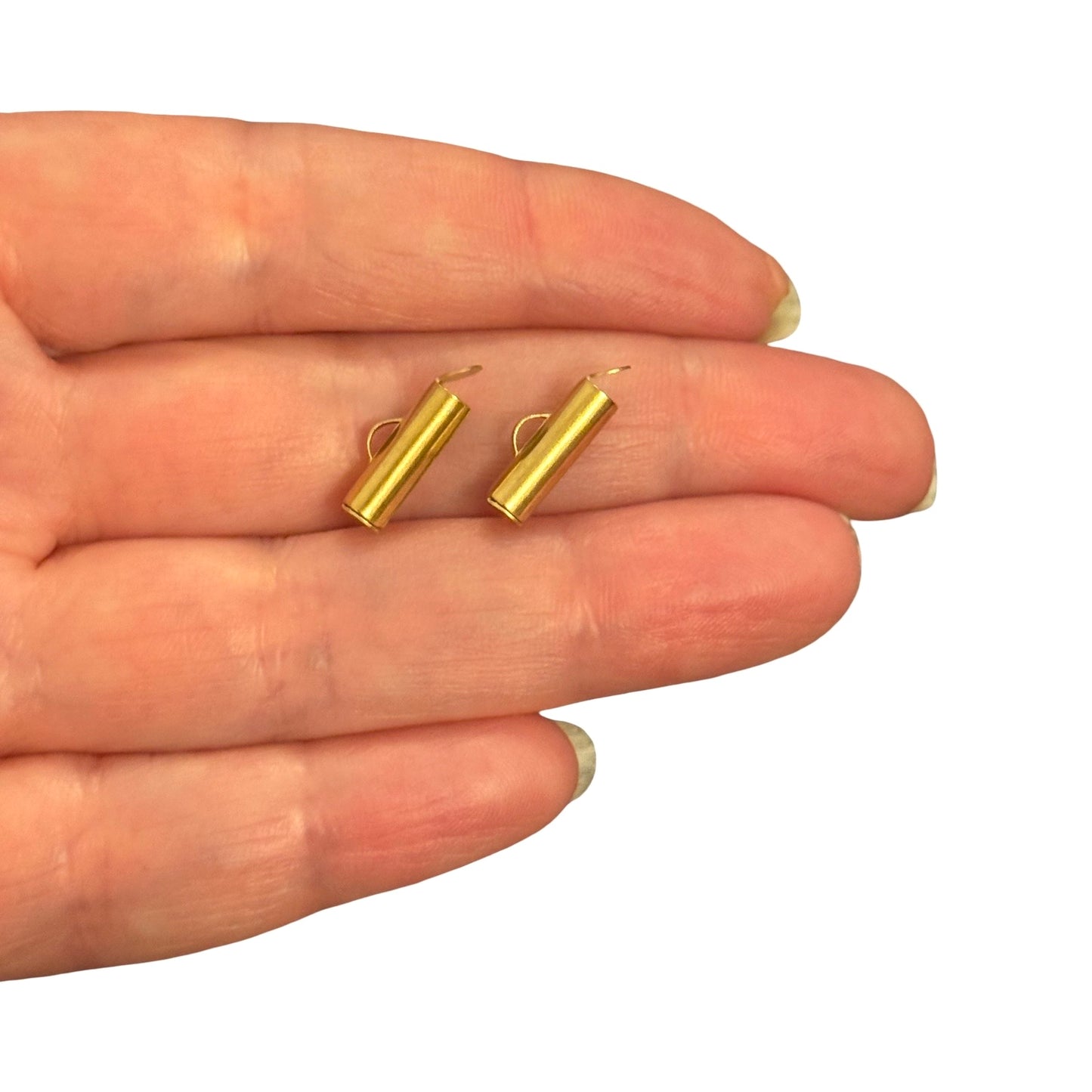 PVD Altın Kaplama Paslanmaz Çelik Korniş Kapama 13mm