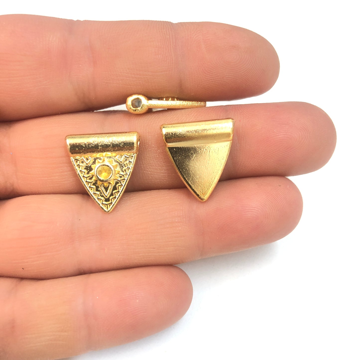 Rhodium Plated Heart Model Insert