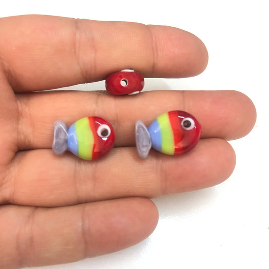 Murano Cam Renkli Balık-2