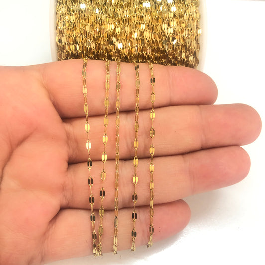 Sarı Çelik Dudak Zincir