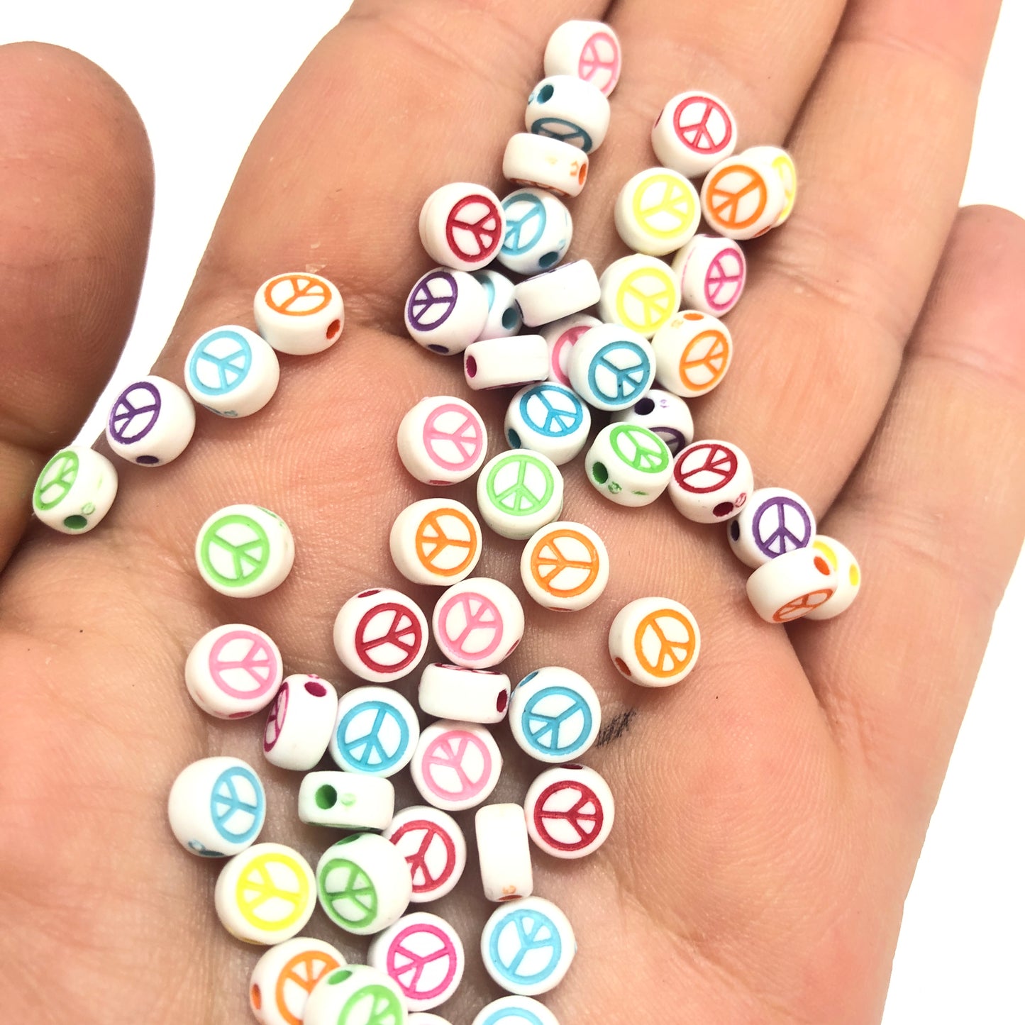 Akrilik Boncuk Barış İşareti (Peace)