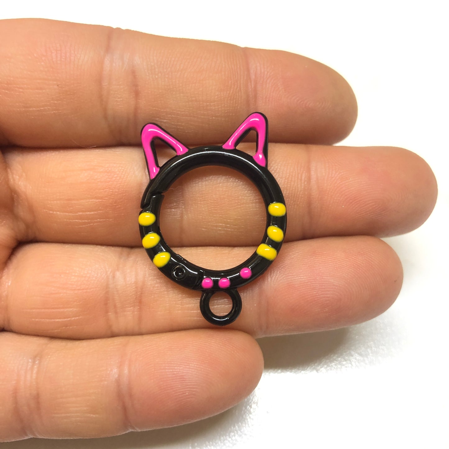 Mineli Kedi Anahtarlık Aparatı -2 - Siyah