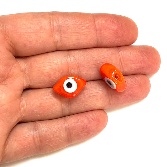 Murano Cam Nazar Göz - Turuncu