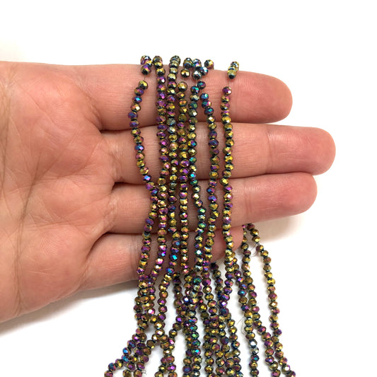 Crystal Beads, Chinese Crystal-2mm- 40 - Janjan Turquoise