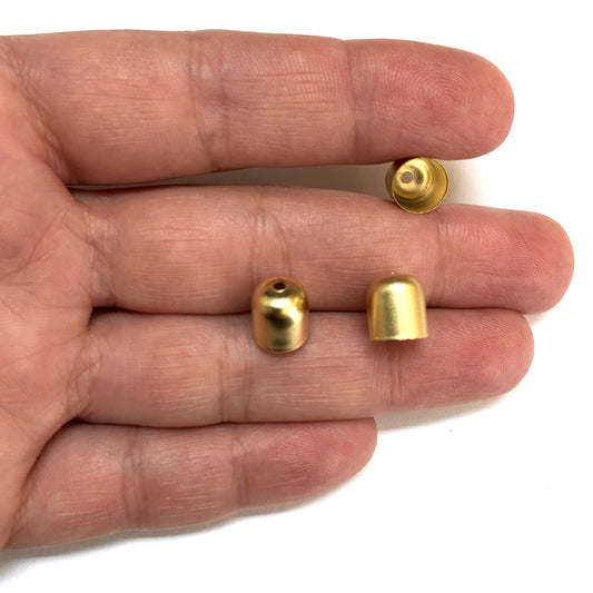 Mat Altın Kaplama Kapsül Kapama 8x9mm-078