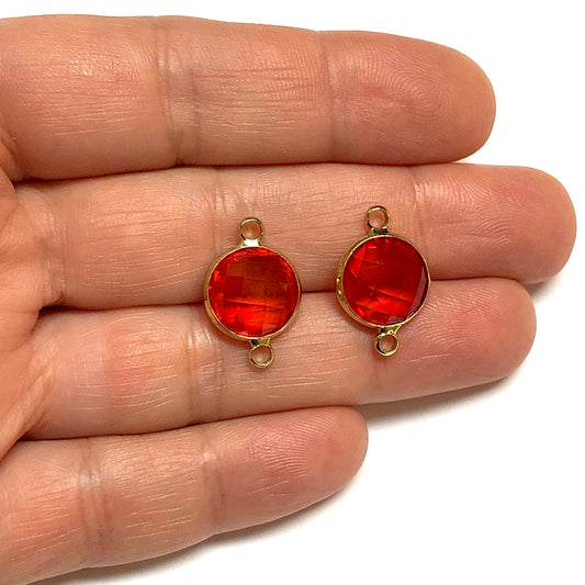 Altın Kaplama Zirkon Taşlı Bileklik - Turuncu