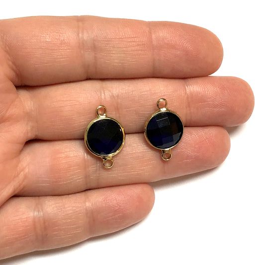 Altın Kaplama Zirkon Taşlı Bileklik - Lacivert