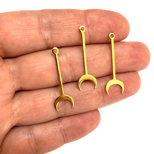 Gold Plated Large Size Colorful Zircon Stone Earring Apparatus