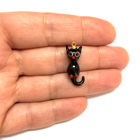 Regenbogenherz aus Muranoglas