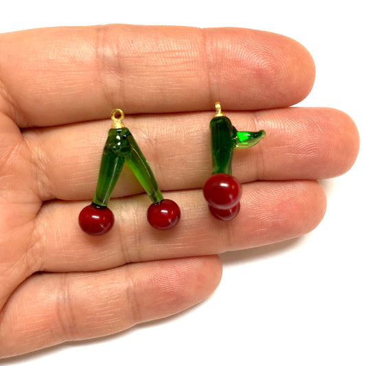 Regenbogenherz aus Muranoglas