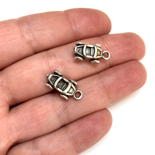 Antik Gümüş Kaplama Araba