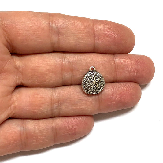 Antik Gümüş Kaplama Deniz Çiçeği