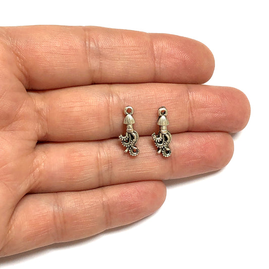 Antik Gümüş Kaplama Ahtapot (Küçük)