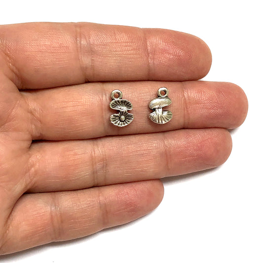 Antik Gümüş Kaplama İncili İstiridye