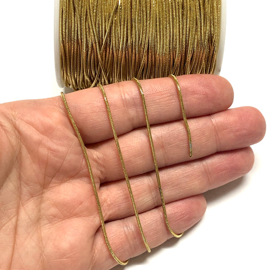 1,2 Sarı Çelik Yılan Zincir