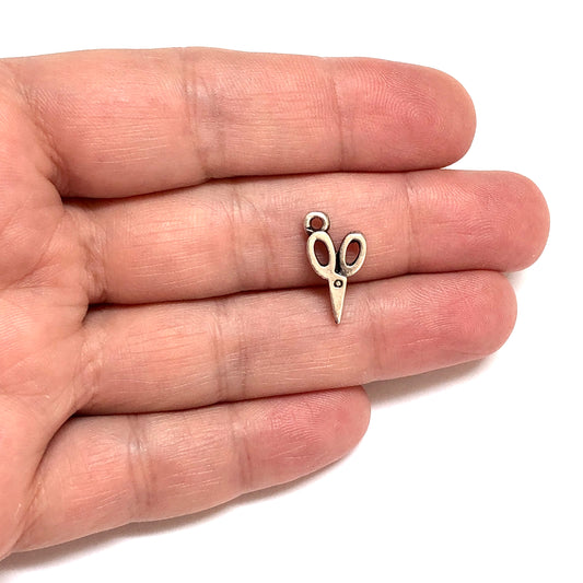 Antik Gümüş Kaplama Makas - 3