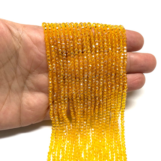 Kristallperlen, chinesischer Kristall, 2 mm, 45, Janjan-Marmorierung