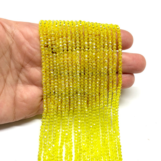 Kristallperlen, chinesischer Kristall, 2 mm, 45, Janjan-Marmorierung