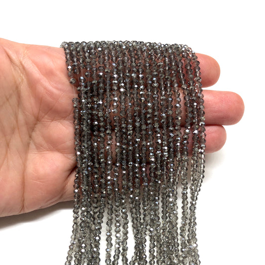 Kristallperlen, chinesischer Kristall, 2 mm, 45, Janjan-Marmorierung