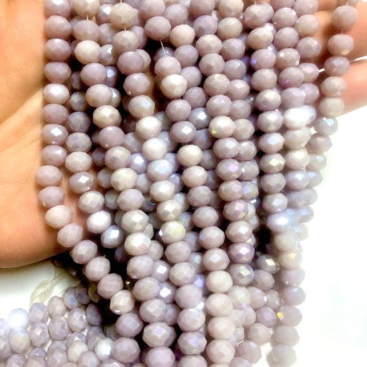 Crystal Beads, Chinese Crystal-8mm-30 Iced Janjan Blue