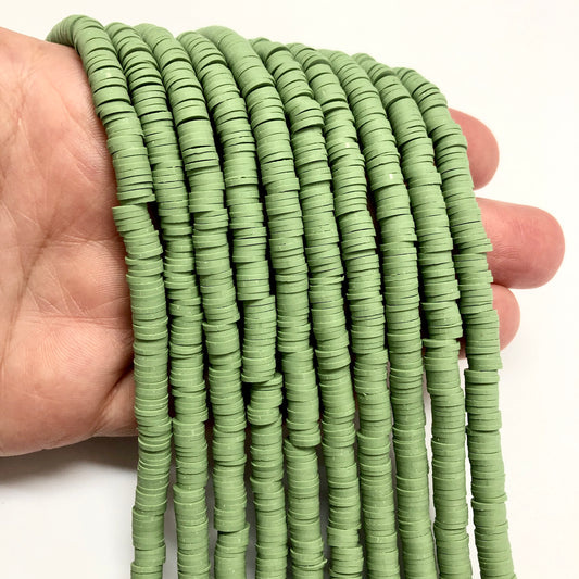 Polymer Clay 6 Fimo mm- 13 Light Khaki Green