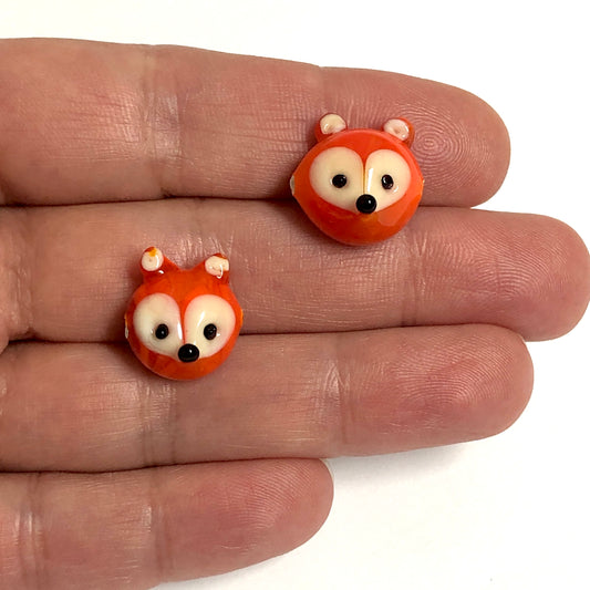 Murano Cam Tilki - Turuncu