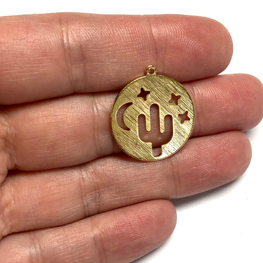 Altın Kaplama Lazer Kesim Kolye Ucu