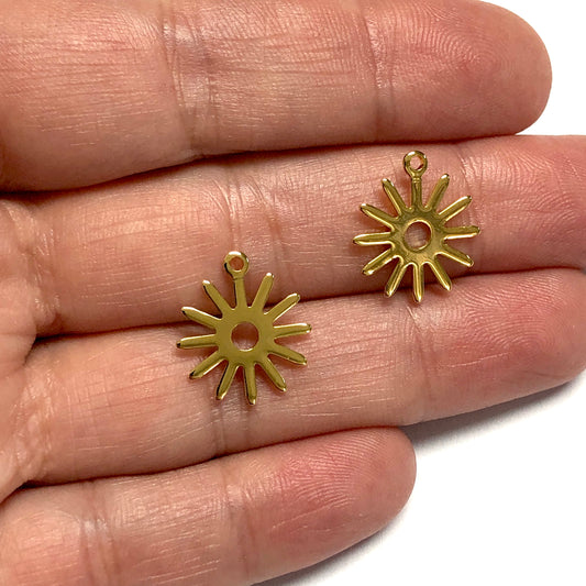 Altın Kaplama Lazer Kesim Kolye Ucu