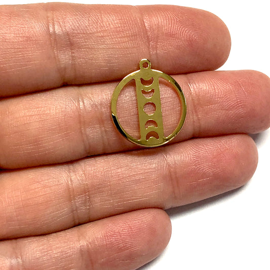 Altın Kaplama Lazer Kesim Kolye Ucu