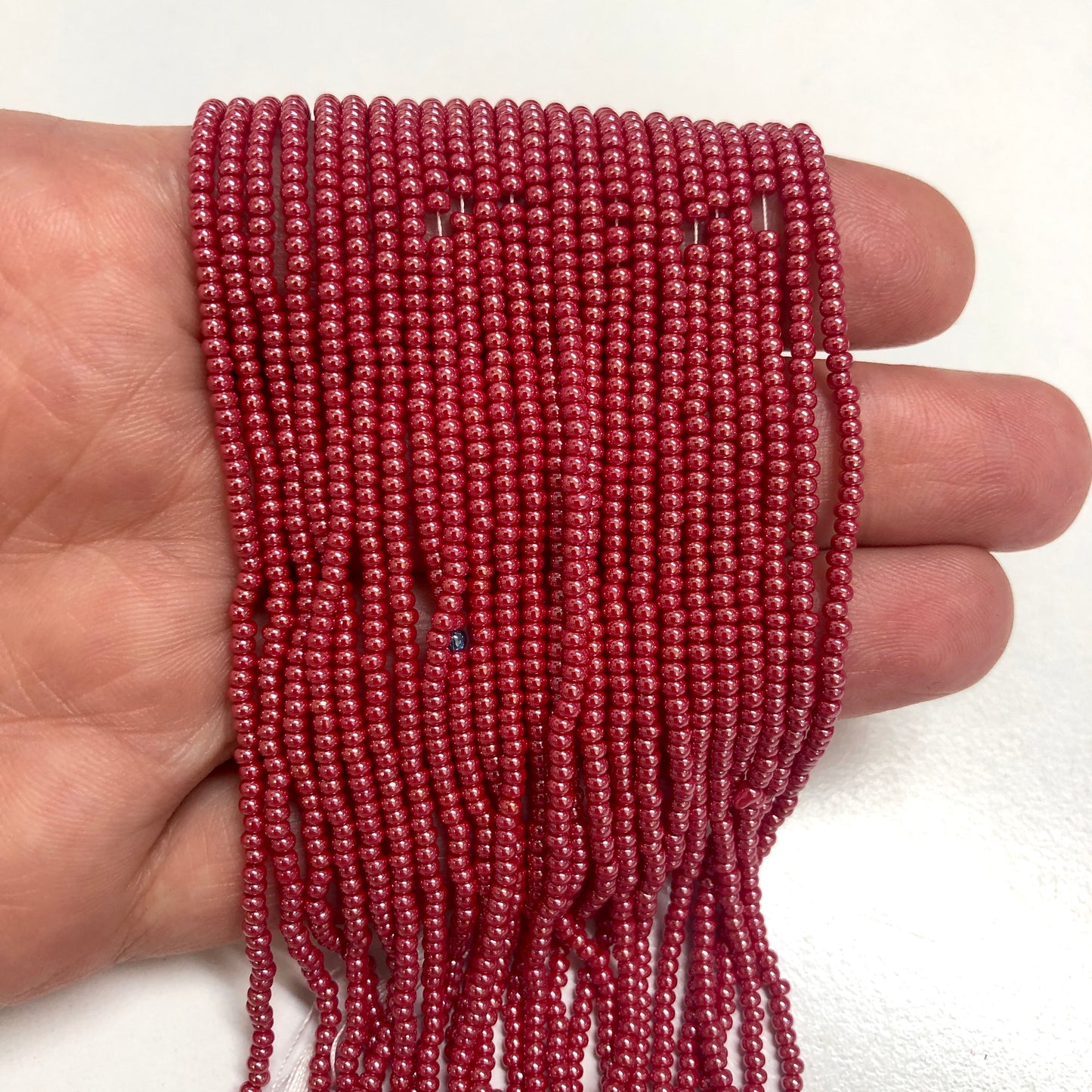 Preciosa Dizi Sand Beads 11/0 -98190-Opaque Bright Red