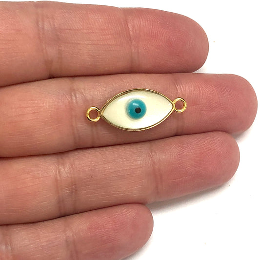 Altın Kaplama Sedef Nazar Bileklik Aparatı - 5