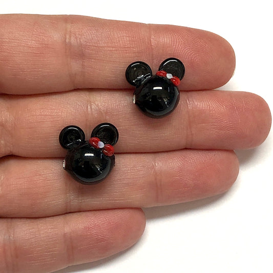 Regenbogenherz aus Muranoglas