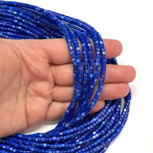 Silindir Sedef 3mm - Lacivert