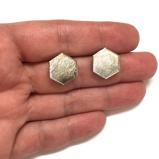 Rodyum Kaplama Altıgen Küpe Aparatı